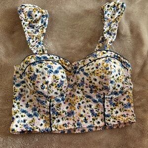 Floral Print Women's Top